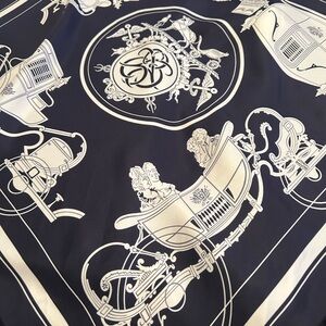Hermes 2020s Carré 80 Ex-Libris scarf